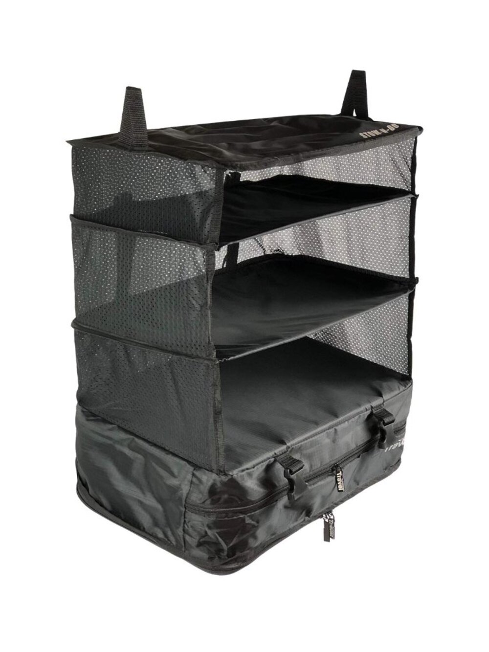 Grand Fusion Stow-N-Go Hanging Travel Organizer – Black NEW